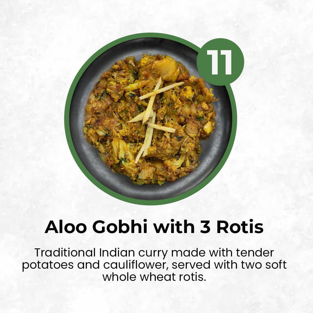 VEG MENU - 7 MEALS PLAN