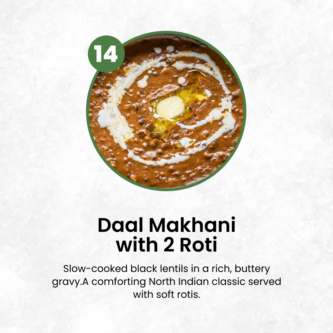 MIX & MATCH 5 (+ 1 FREE) INDIAN MEAL PLAN