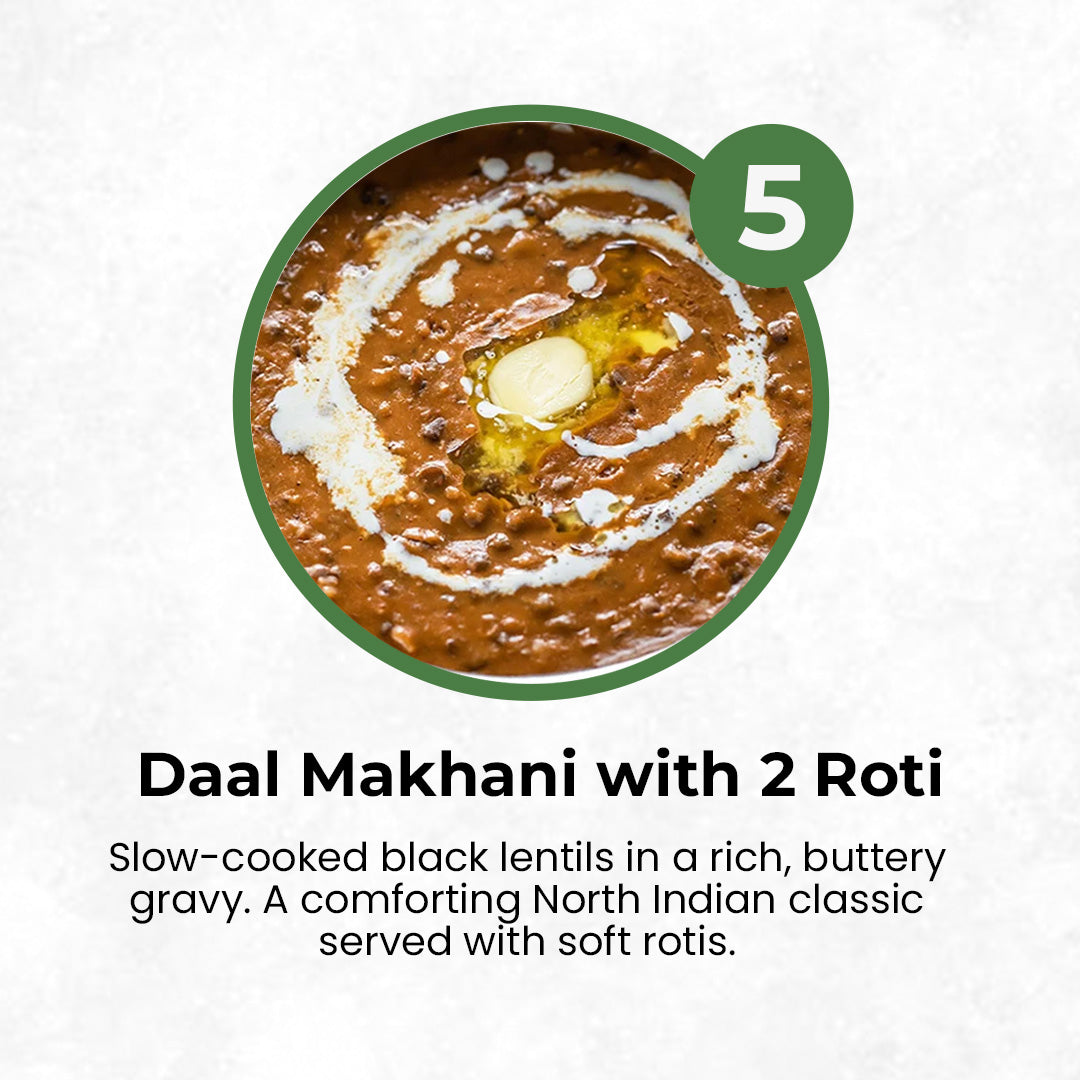 VEG MENU - 15 MEALS PLAN