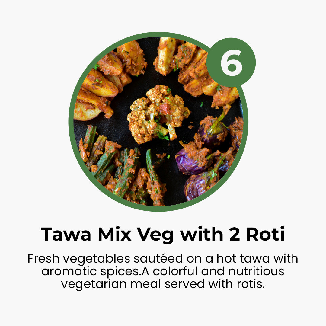 VEG MENU - 10 MEALS PLAN
