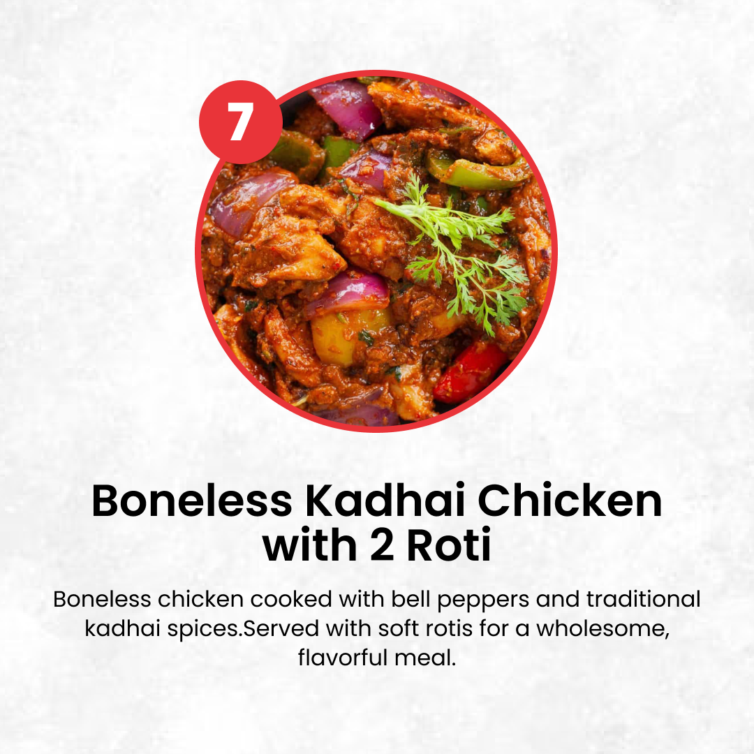 MIX & MATCH 5 (+ 1 FREE) INDIAN MEAL PLAN